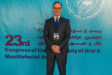 حضور دکتر بیژن موحدیان در بیست‌وسومین کنگره بین‌المللی جراحان دهان، فک و صورت؛ مدیریت پنل تخصصی شکاف لب و کام